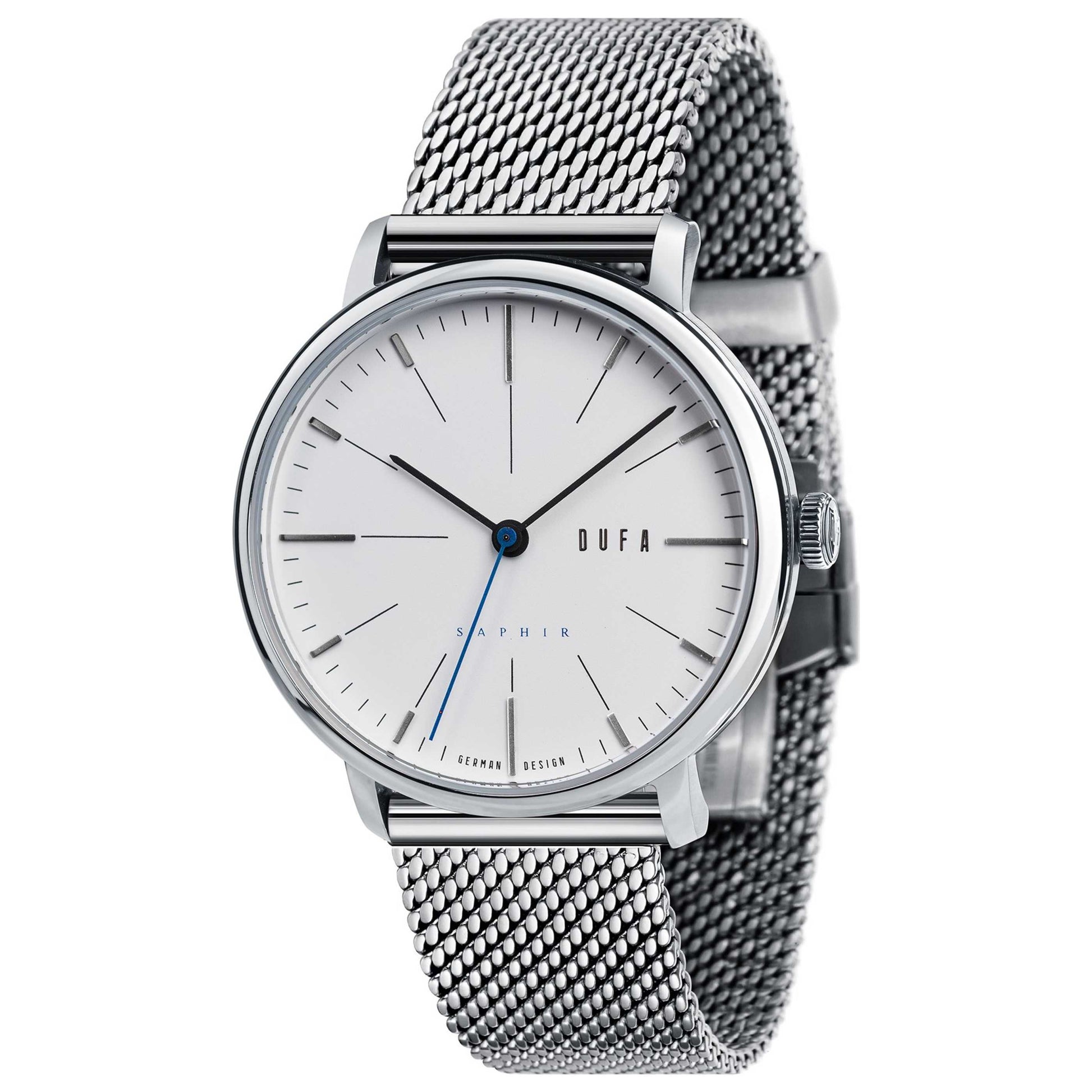 Front view of DuFa Saphir Men's Quartz Watch DF-9029-11