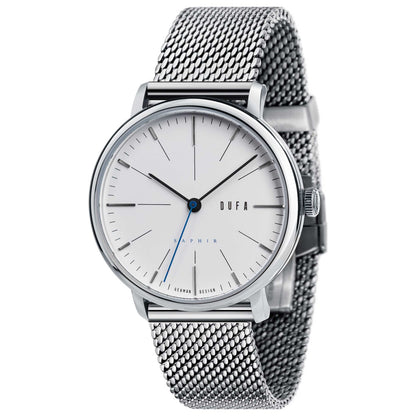 Front view of DuFa Saphir Men's Quartz Watch DF-9029-11