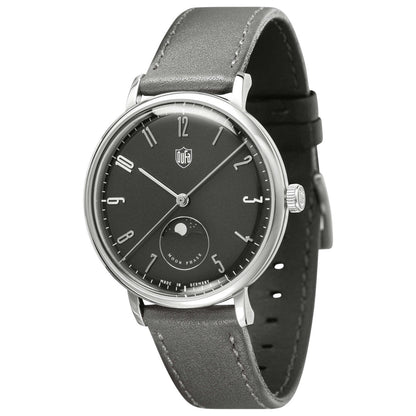 Front view of DuFa Gropius Moonphase Men's Quartz Watch DF-9032-03