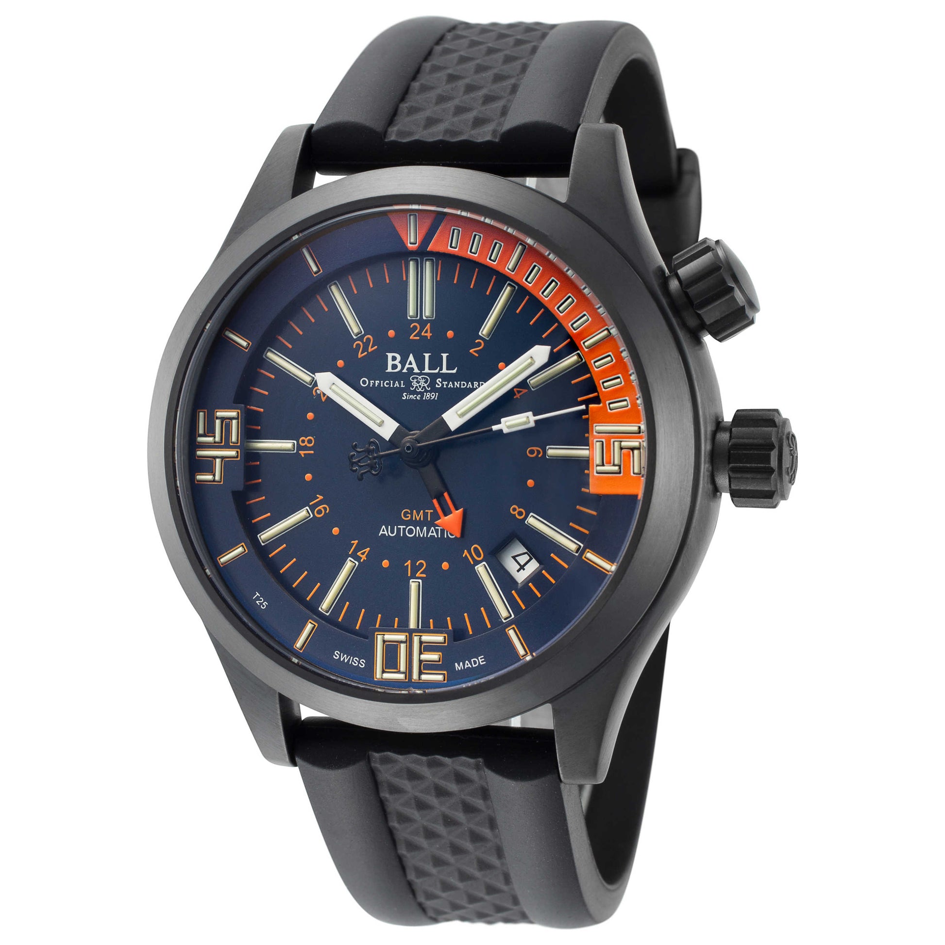Front view of Ball Engineer Master II Men's Automatic Watch DG1020A-P4J-BEOR