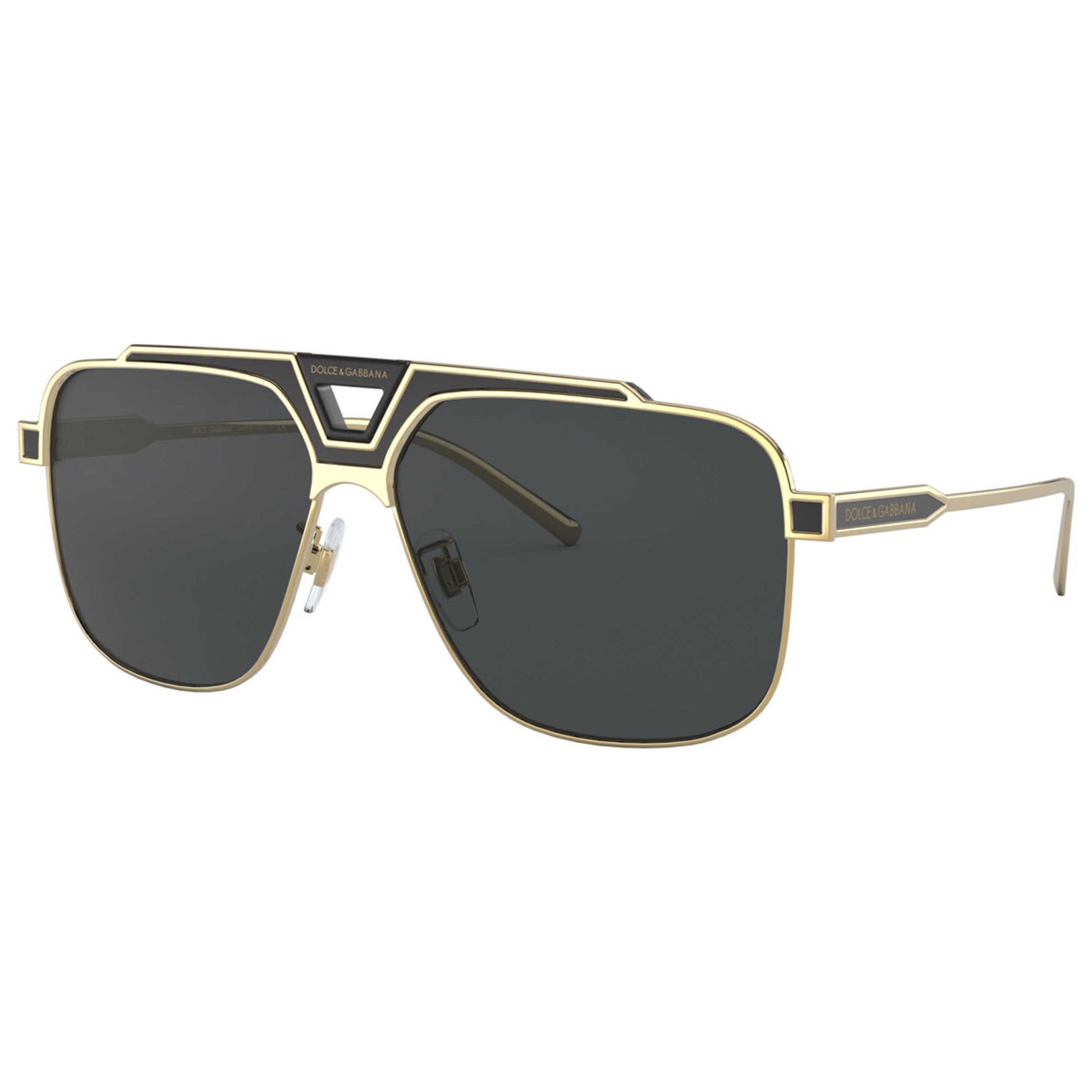 Front view of Dolce & Gabbana Miami Men's Sunglasses DG2256-133487-62