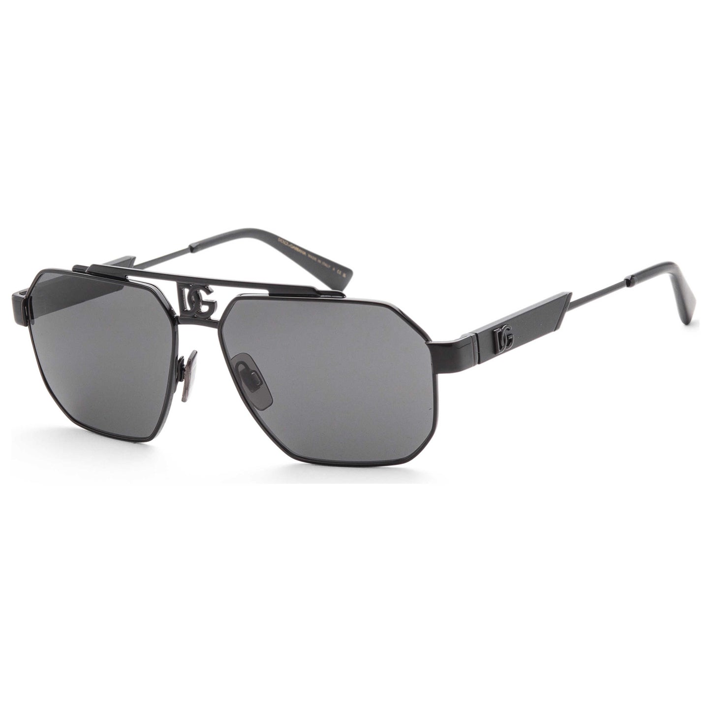 Front view of Dolce & Gabbana Fashion Men's Sunglasses DG2294-01-87-59