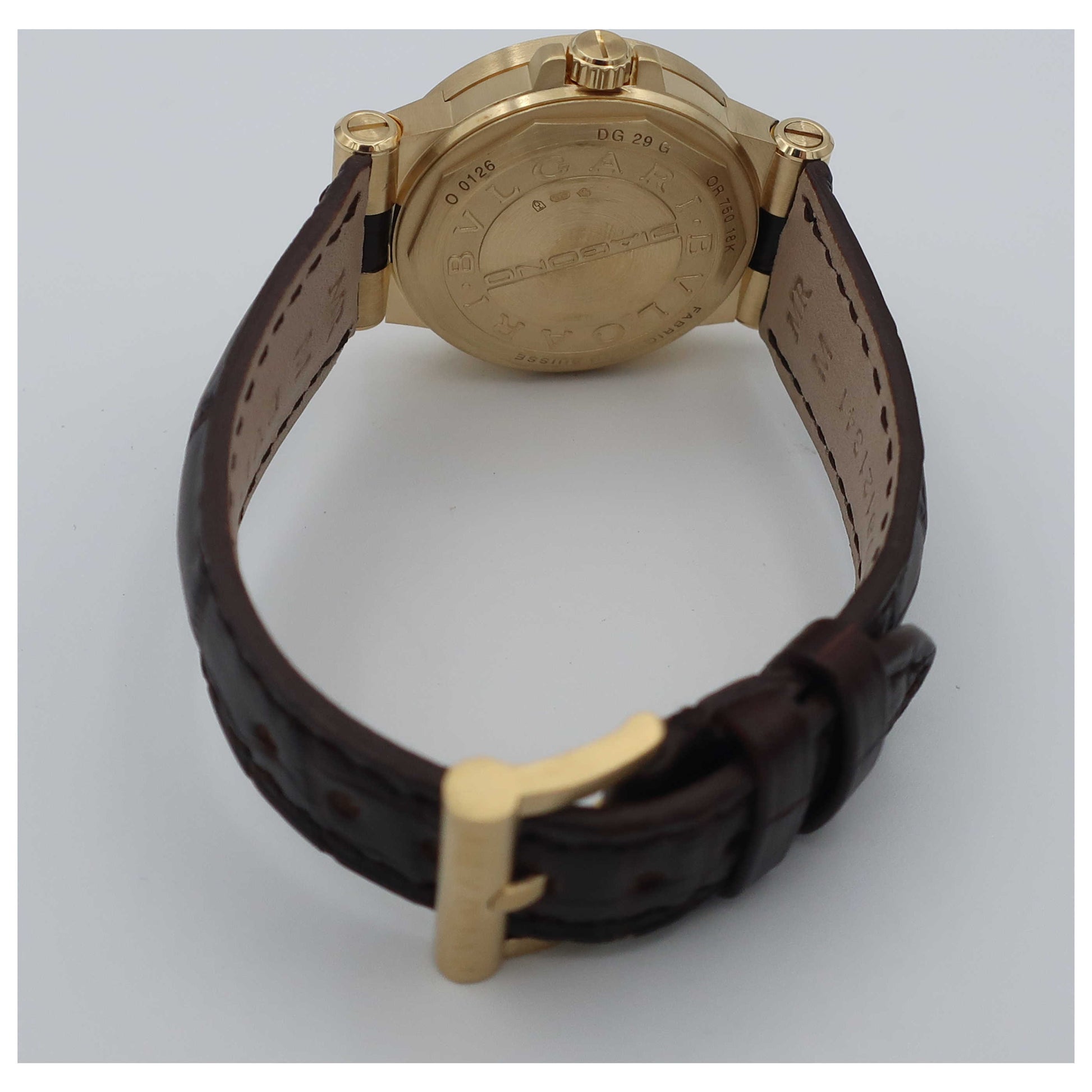 Bulgari Diagono Women's Swiss Quartz (Battery-Powered) Watch DG29C6GLD-SD - Image #2