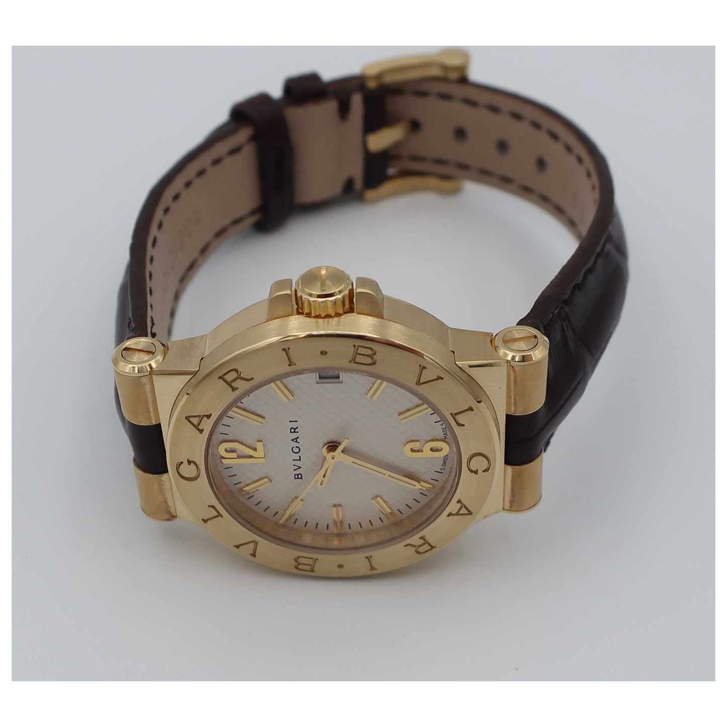 Bulgari Diagono Women's Swiss Quartz (Battery-Powered) Watch DG29C6GLD-SD - Image #8