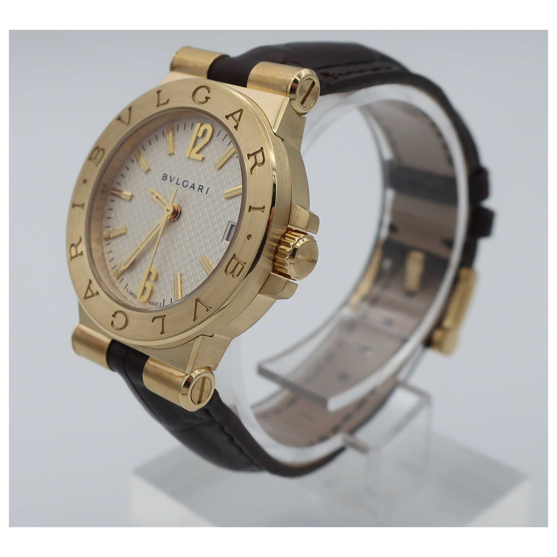 Bulgari Diagono Women's Swiss Quartz (Battery-Powered) Watch DG29C6GLD-SD - Image #4