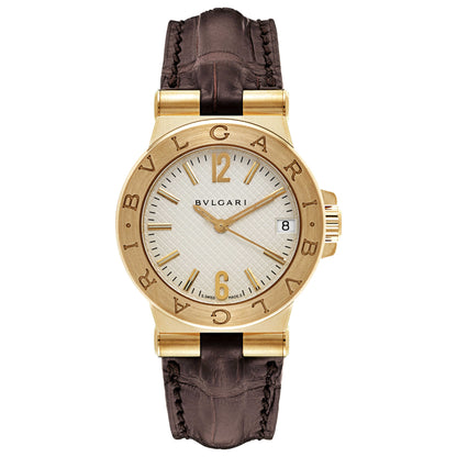 Front view of Bulgari Diagono Women's Swiss Quartz (Battery-Powered) Watch DG29C6GLD