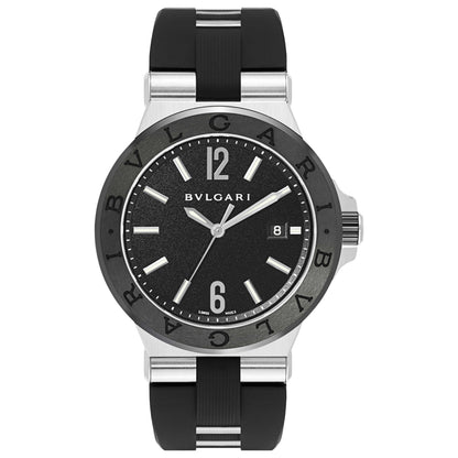 Front view of Bulgari Diagono Men's Automatic Watch DG42BSCVD
