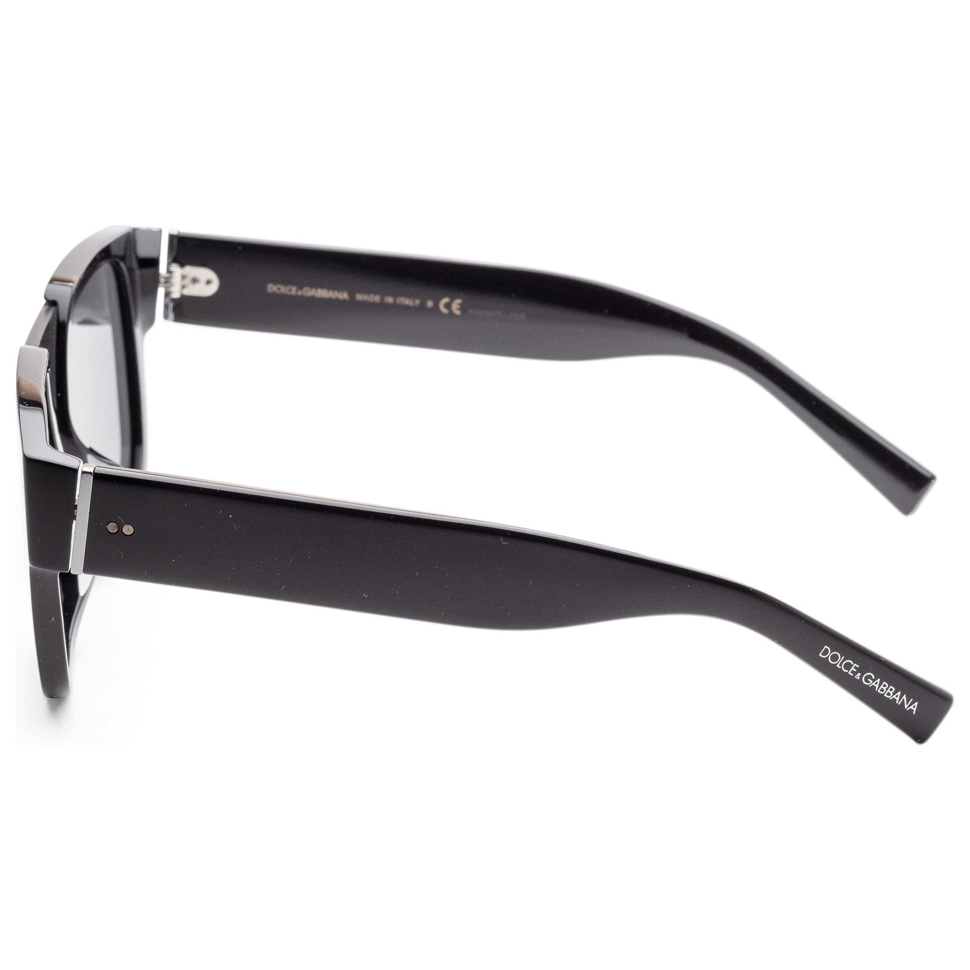 Left view of Dolce & Gabbana Fashion Men's Sunglasses DG4356F-501-M22