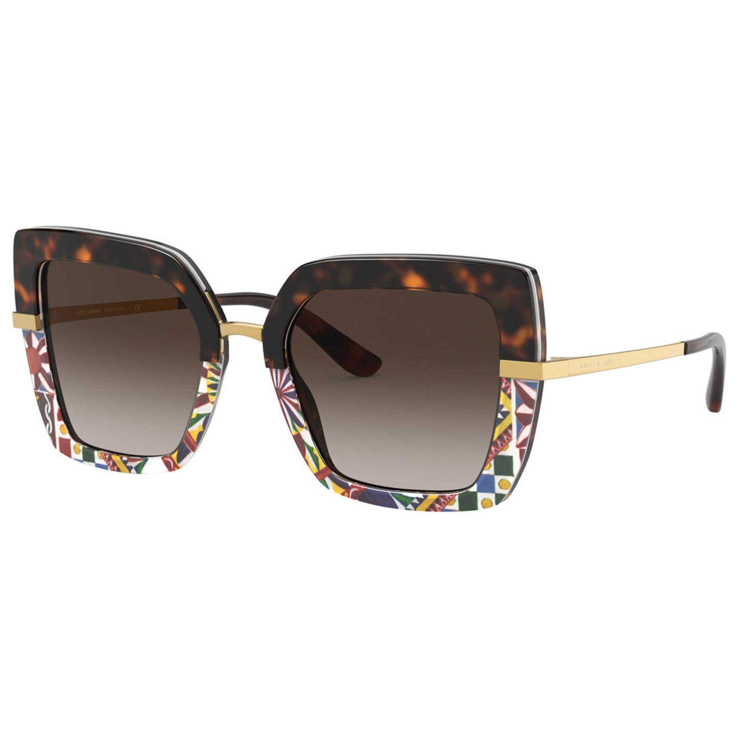 Front view of Dolce & Gabbana Fashion Women's Sunglasses DG4373F-327813-52