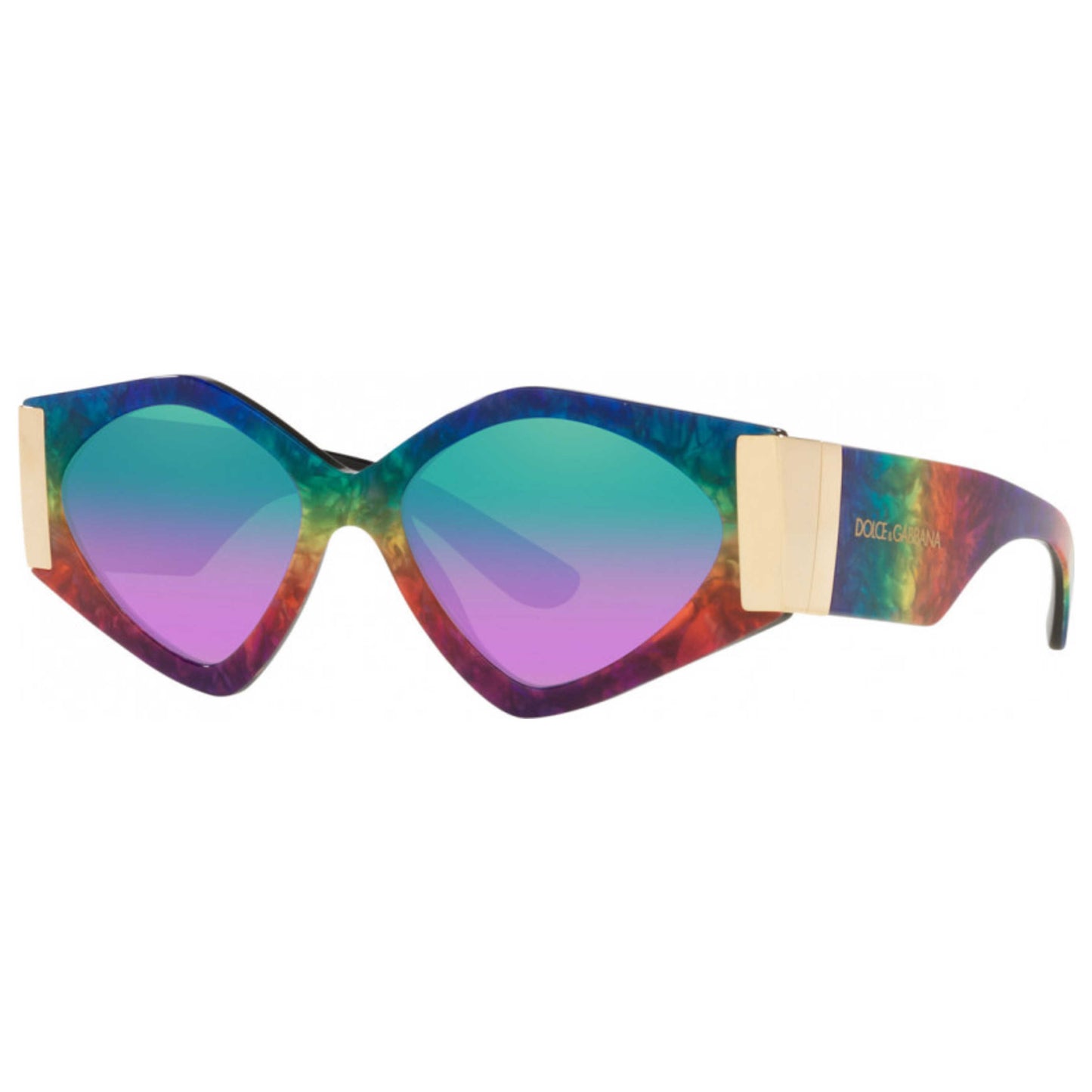Front view of Dolce & Gabbana Fashion Women's Sunglasses DG4396-3327P1