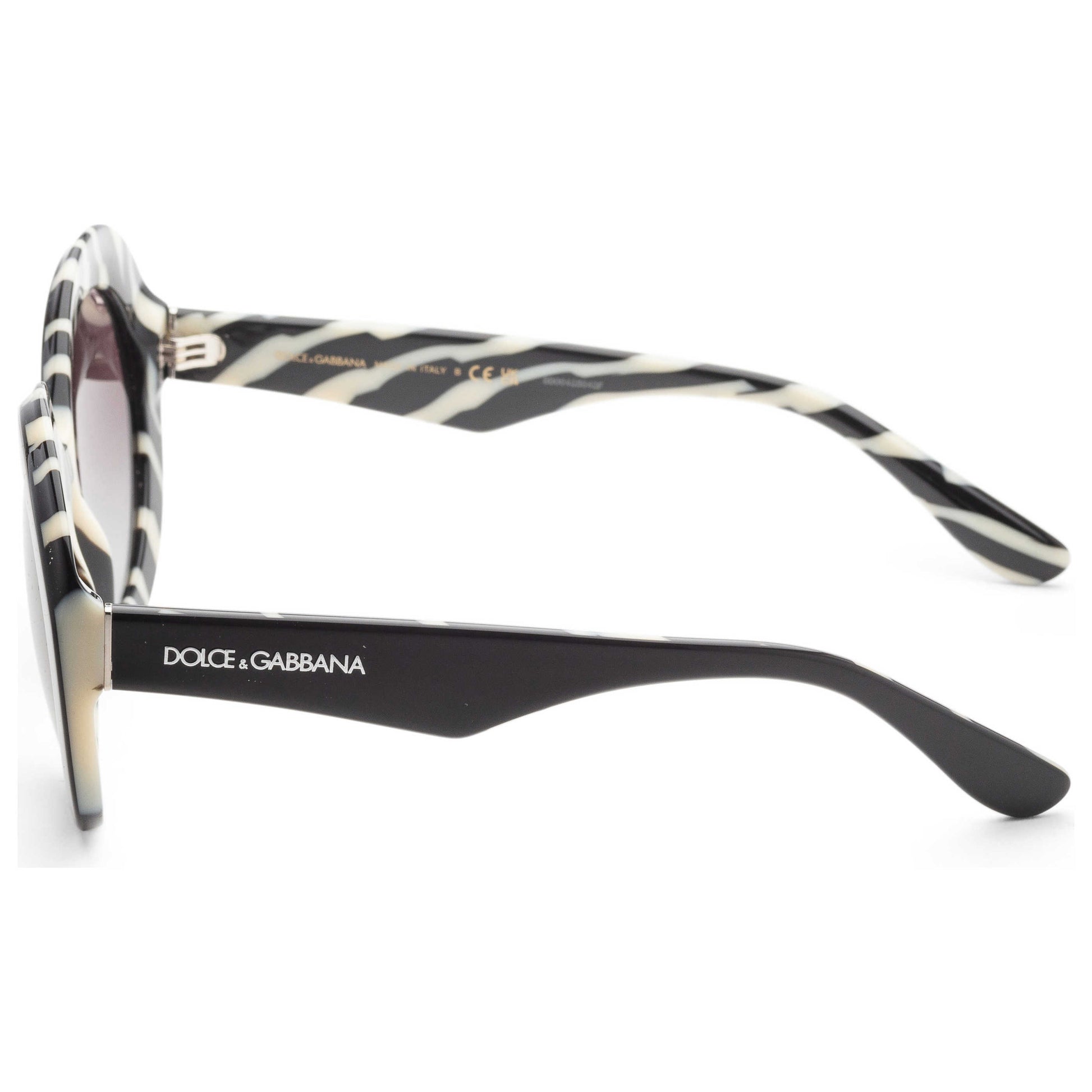 Left view of Dolce & Gabbana Fashion Women's Sunglasses DG4418-33728G-53