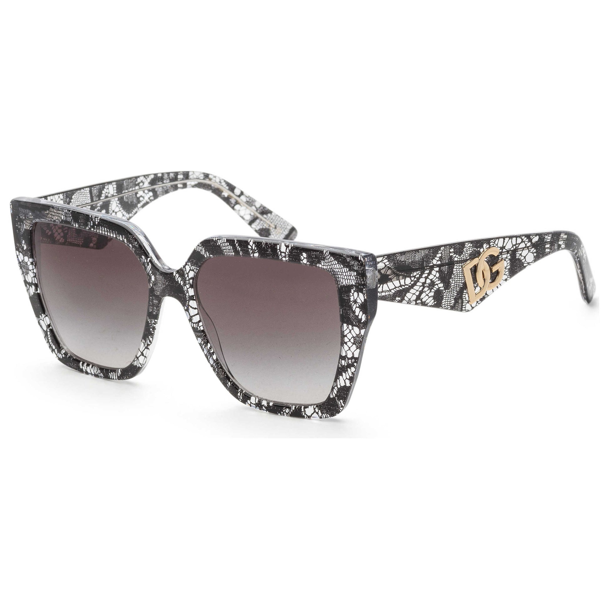 Front view of Dolce & Gabbana Fashion Women's Sunglasses DG4438-32878G-55