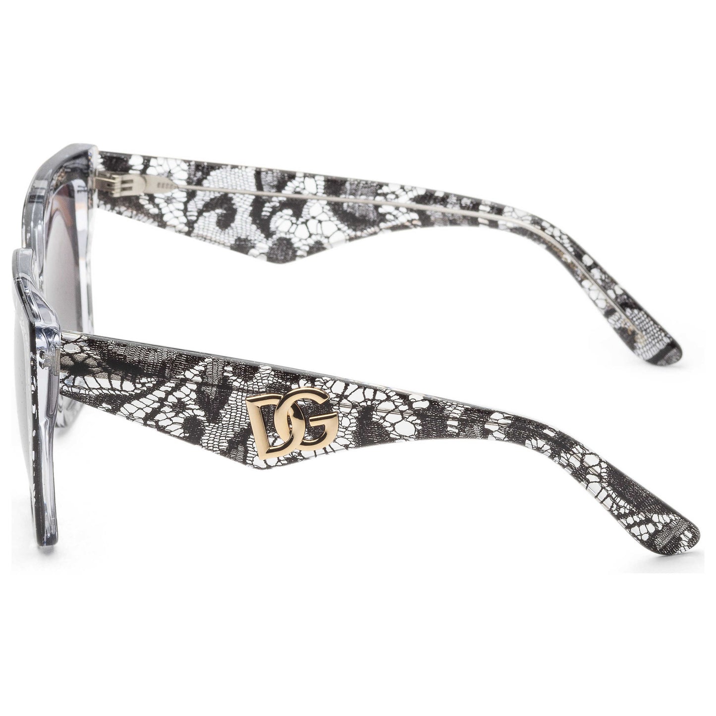Left view of Dolce & Gabbana Fashion Women's Sunglasses DG4438-32878G-55