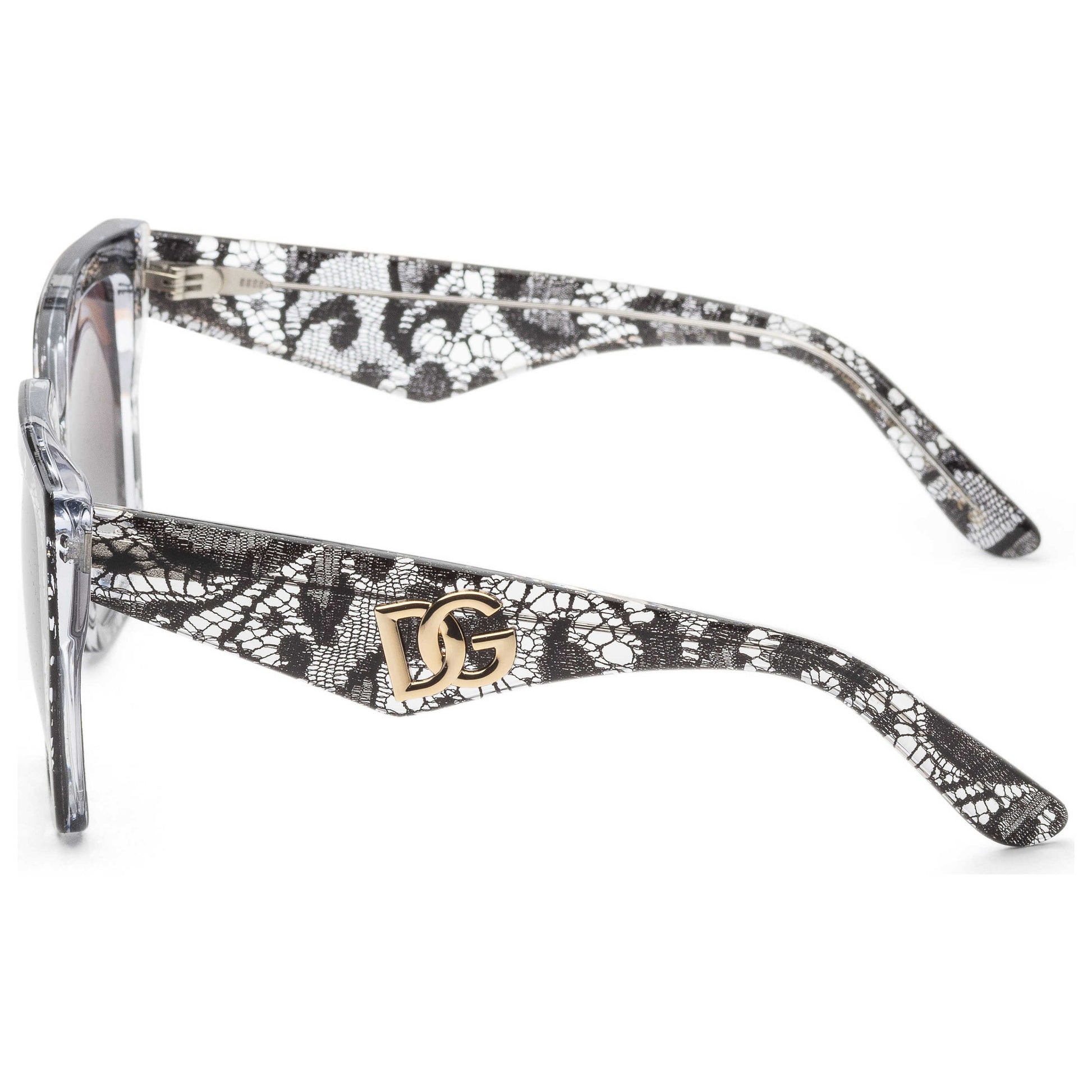 Left view of Dolce & Gabbana Fashion Women's Sunglasses DG4438-32878G-55