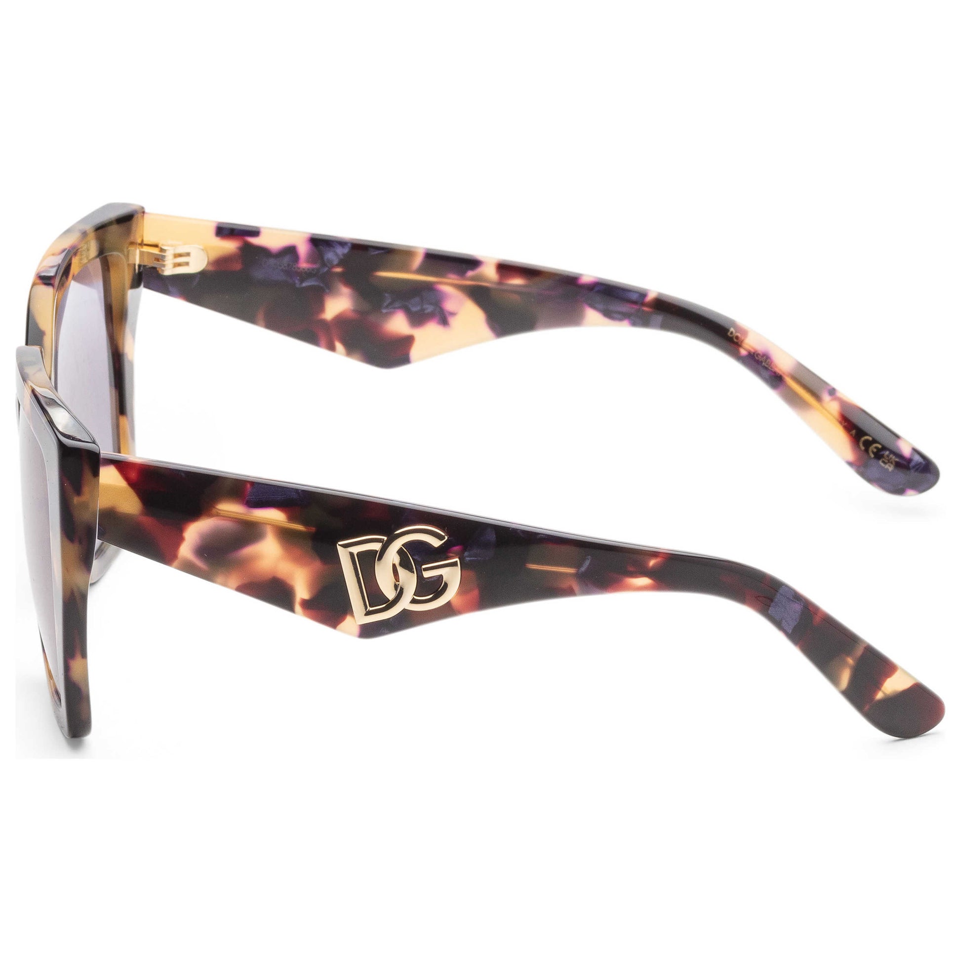 Left view of Dolce & Gabbana Fashion Women's Sunglasses DG4438-3439-1-55