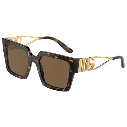 Front view of Dolce & Gabbana Fashion Women's Sunglasses DG4446B-502-73-53