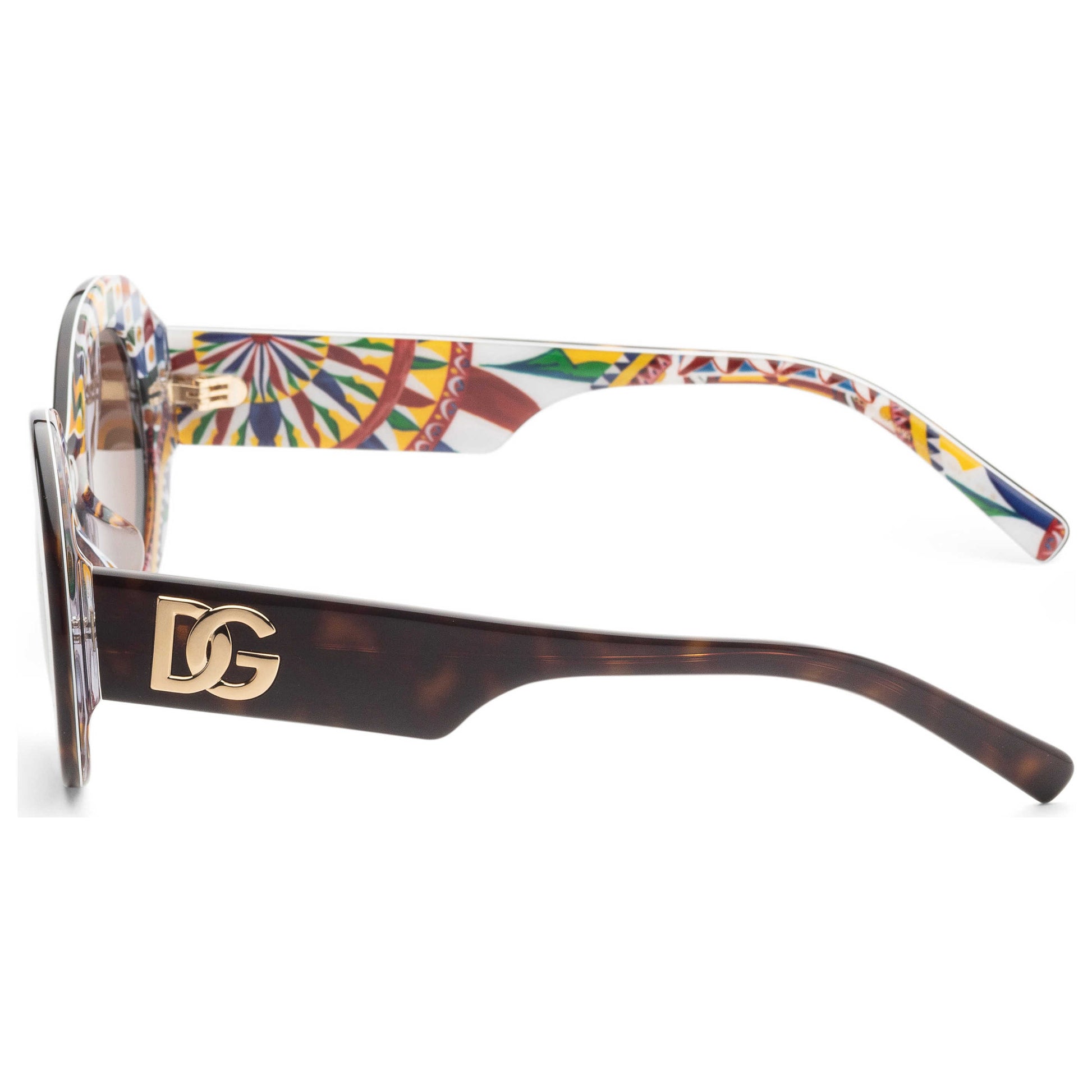 Left view of Dolce & Gabbana Fashion Women's Sunglasses DG4448F-321773-51