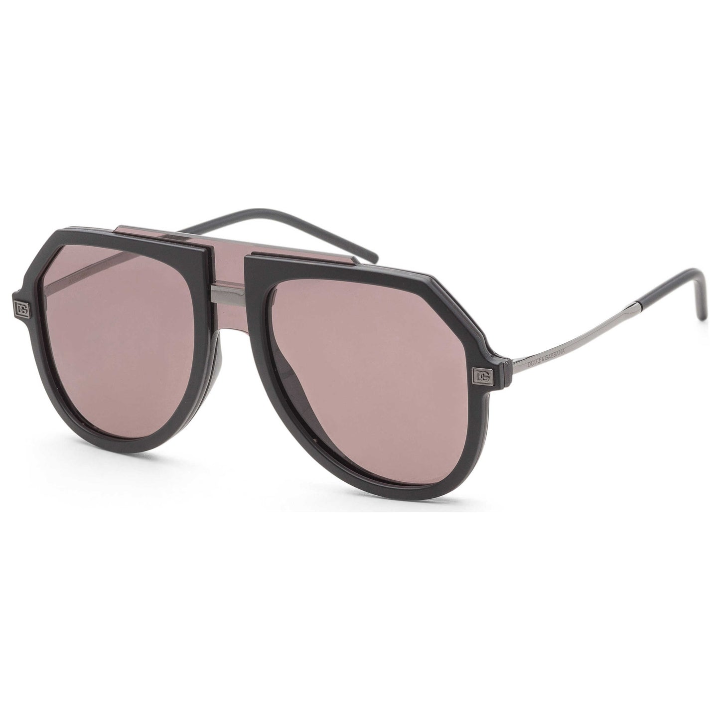 Front view of Dolce & Gabbana Fashion Men's Sunglasses DG6195-25257N-45