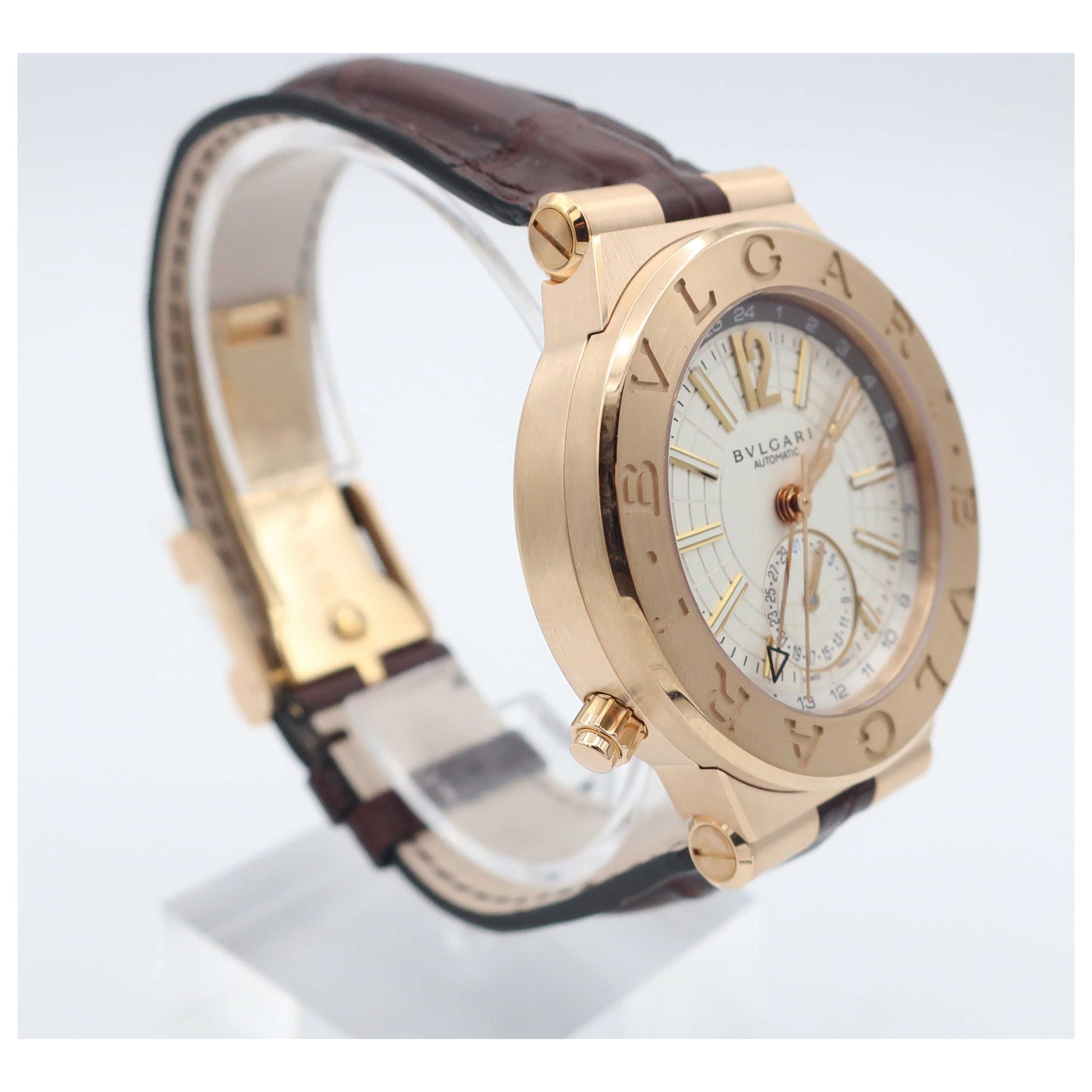 Bulgari Diagono Men's Automatic Watch DGP40C6GLDGMT-SD - Image #3