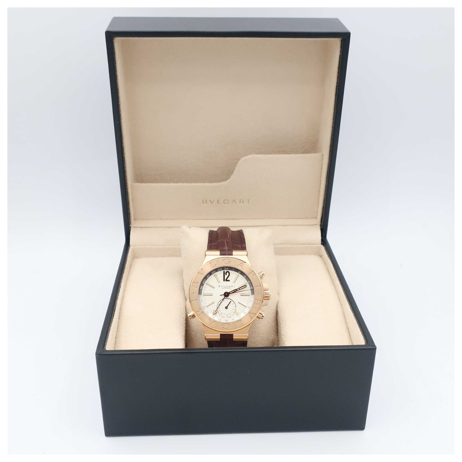 Bulgari Diagono Men's Automatic Watch DGP40C6GLDGMT-SD - Image #6