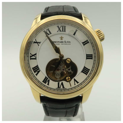 Front view of Dreyfuss 1925 Men's Automatic Watch DGS00092-01-SD
