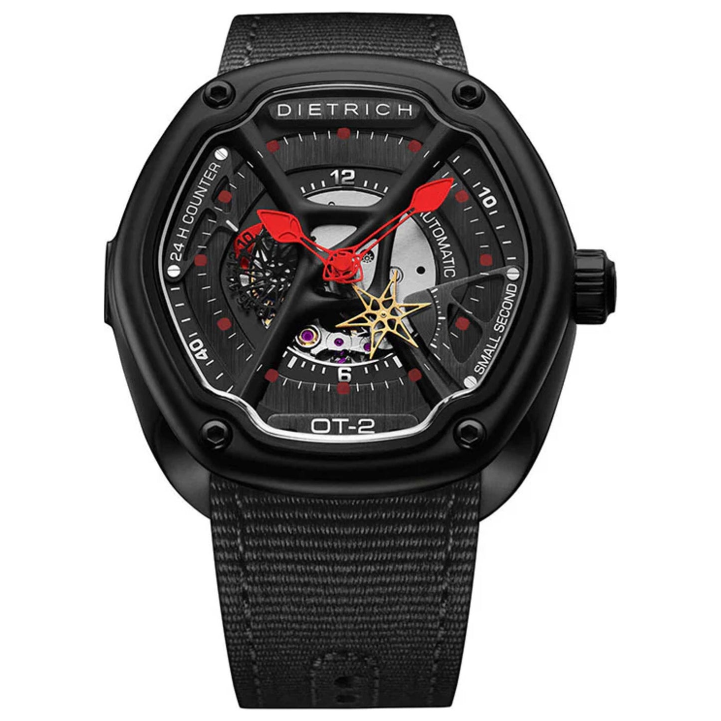 Front view of Dietrich Organic Time Men's Automatic Watch DIETRICH-OT-2