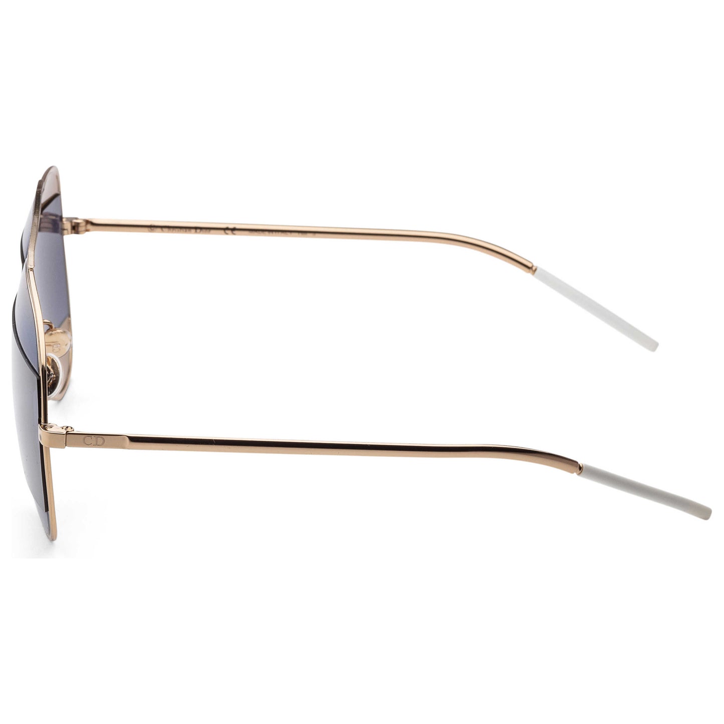 Left view of Christian Dior Split Women's Sunglasses DIOR-SPLIT1-SHBLUE-GD