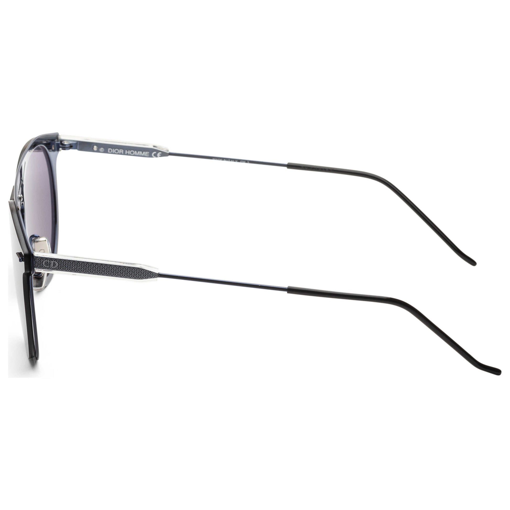 Left view of Christian Dior Homme Black Tie Men's Sunglasses DIOR0211S-02LA-A9