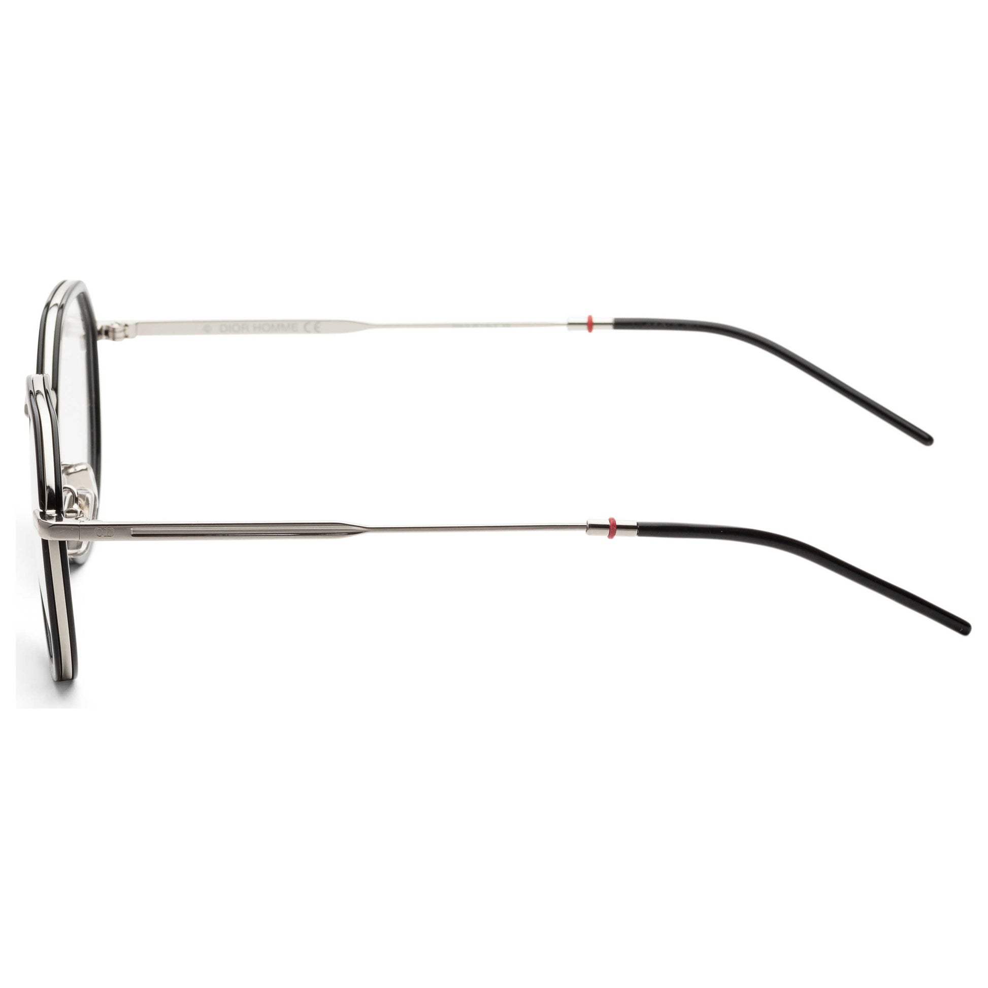 Left view of Christian Dior Homme Black Tie Men's Opticals DIOR0228-0CSA-50-19