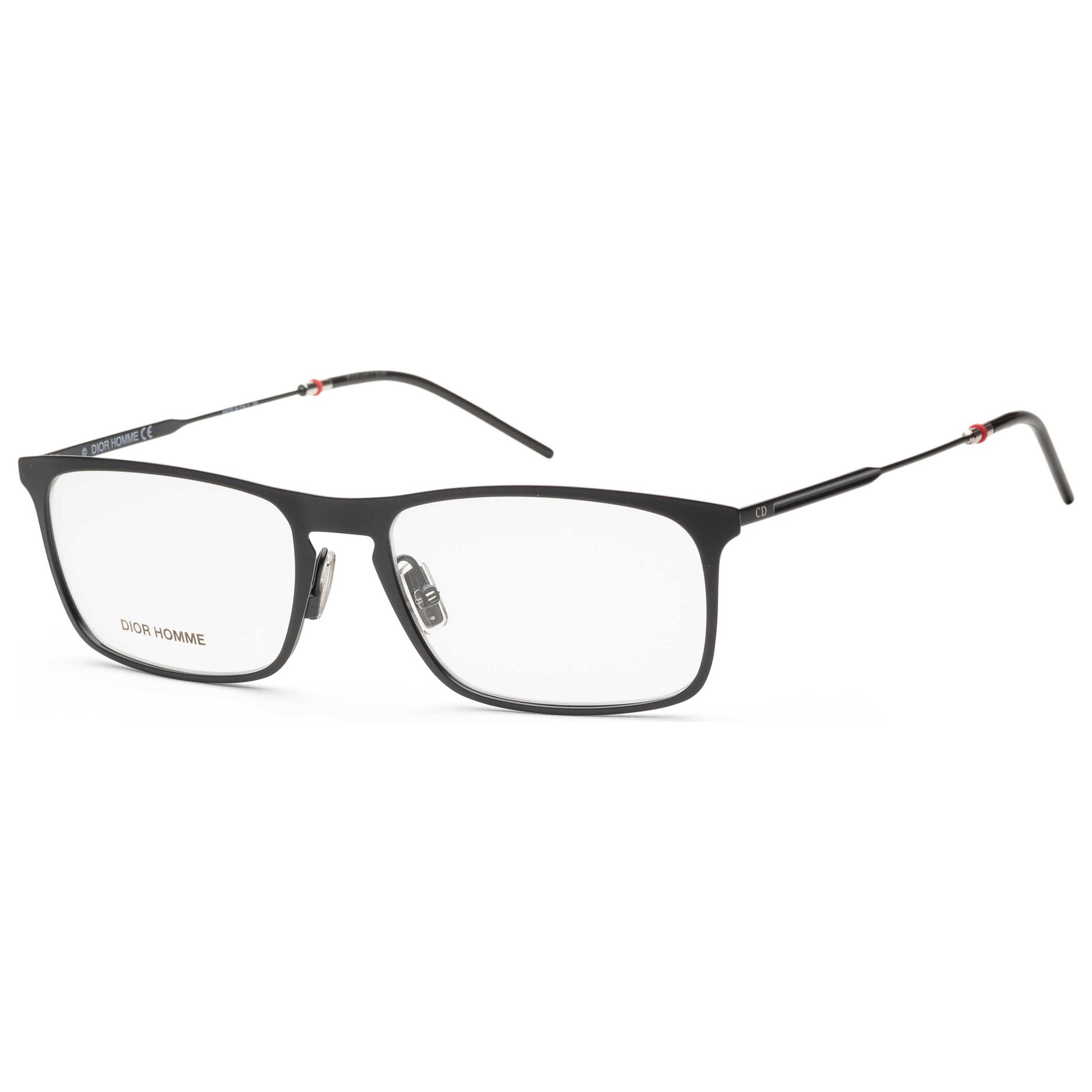 Front view of Christian Dior Homme Black Tie Men's Opticals DIOR0235-3-55-17