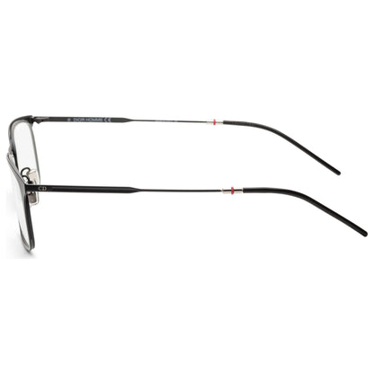 Left view of Christian Dior Homme Black Tie Men's Opticals DIOR0235-3-55-17