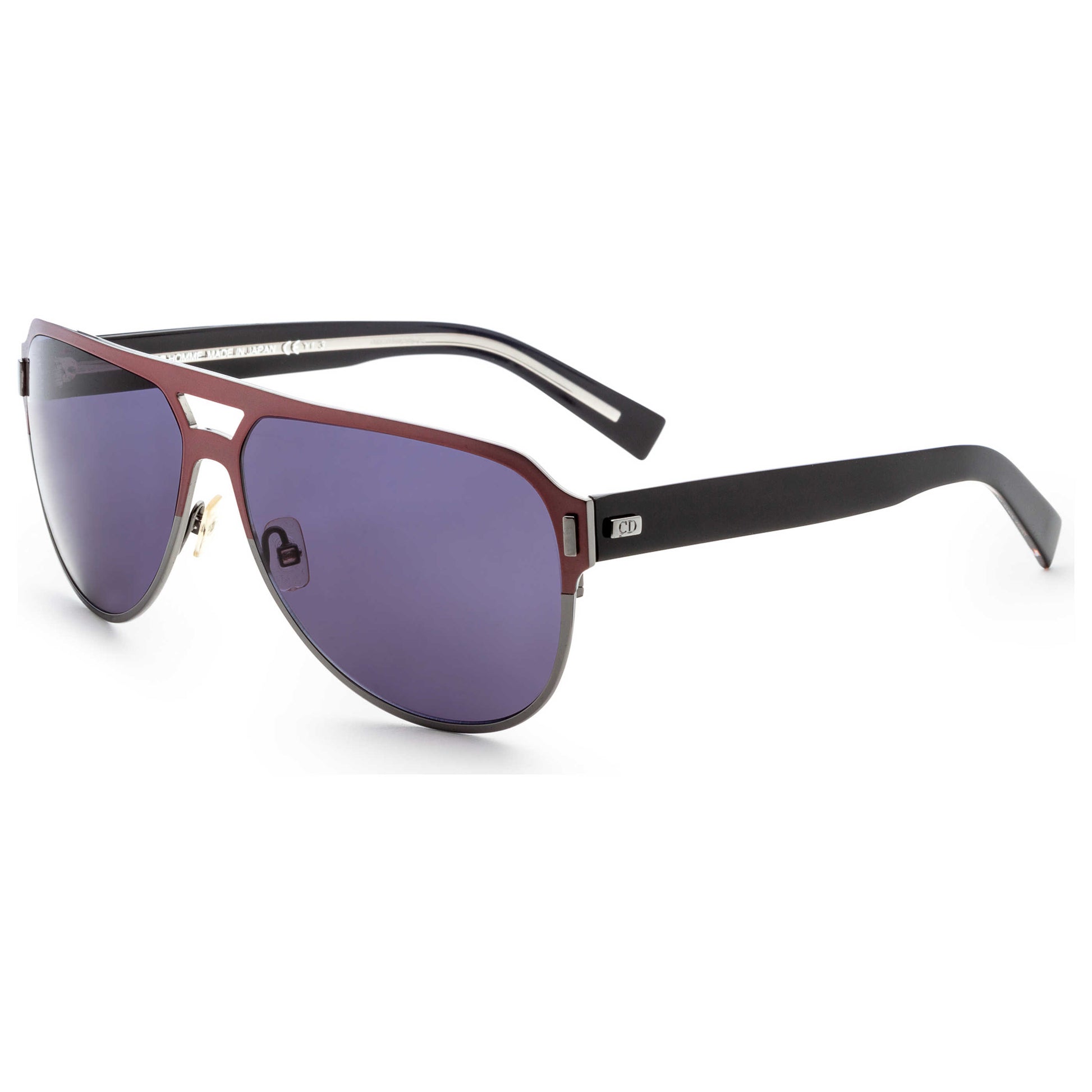 Front view of Christian Dior Homme Black Tie Men's Sunglasses DIOR4