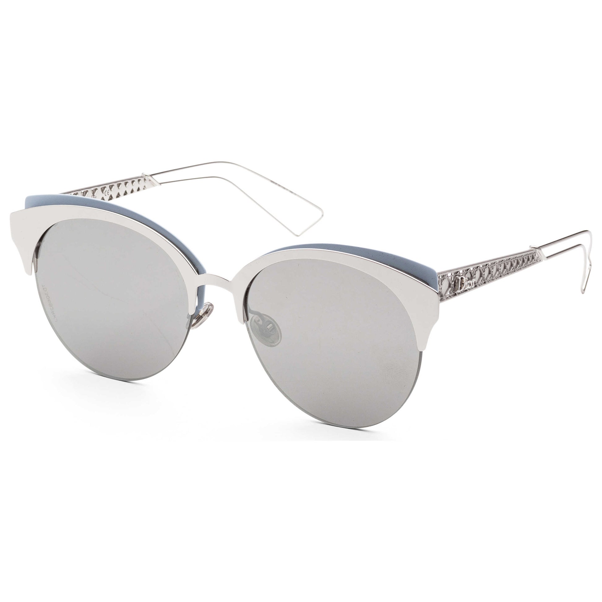 Front view of Christian Dior Diorama Club Women's Sunglasses DIORAMACLUB-02BW-55-18