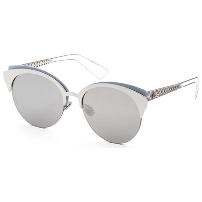 Front view of Christian Dior Diorama Club Women's Sunglasses DIORAMACLUB-02BW-55-18