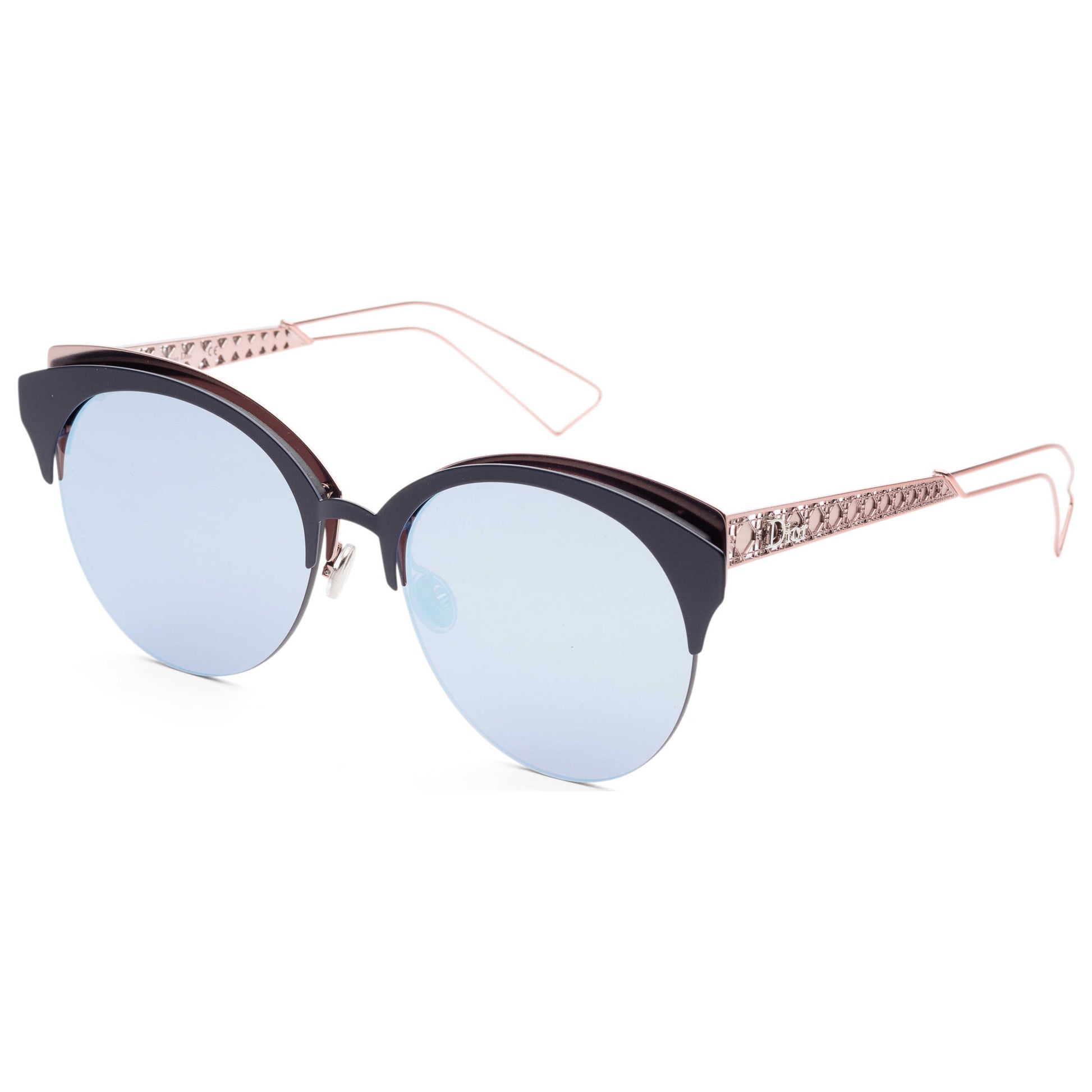 Front view of Christian Dior Diorama Club Women's Sunglasses DIORAMACLUB-55-0FBX