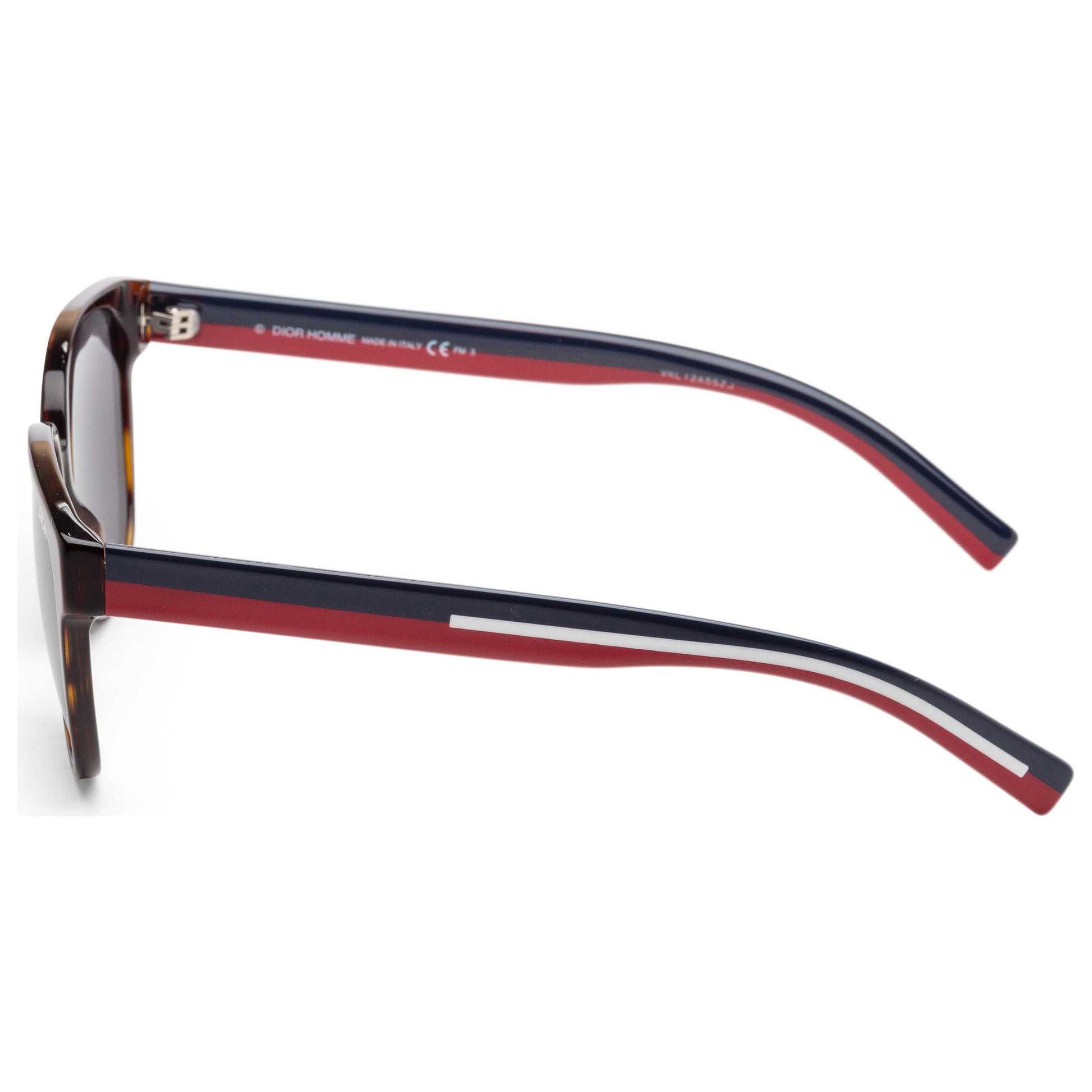 Left view of Christian Dior Flag Men's Sunglasses DIORFLAG1S-0086-IR