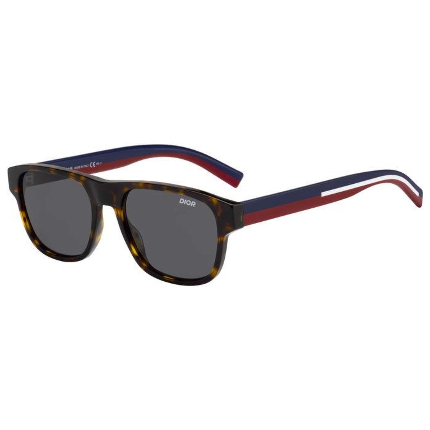 Front view of Christian Dior Flag Men's Sunglasses DIORFLAG2S-086-IR
