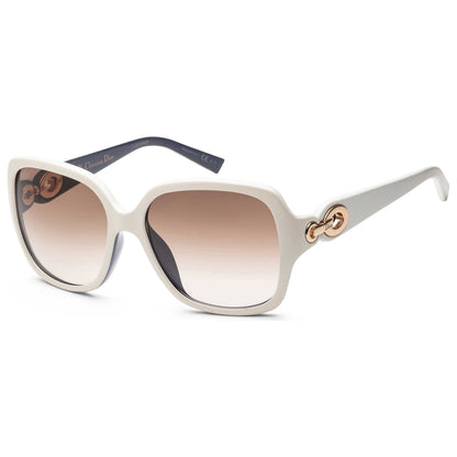 Front view of Christian Dior Diorissimo Women's Sunglasses DIORI1NS-F15-SL
