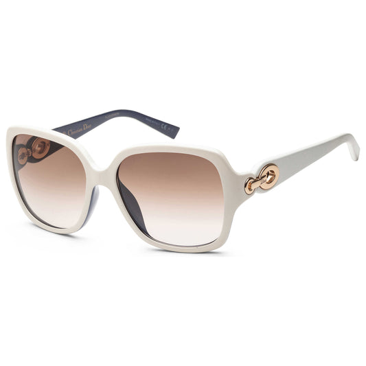Front view of Christian Dior Diorissimo Women's Sunglasses DIORI1NS-F15-SL