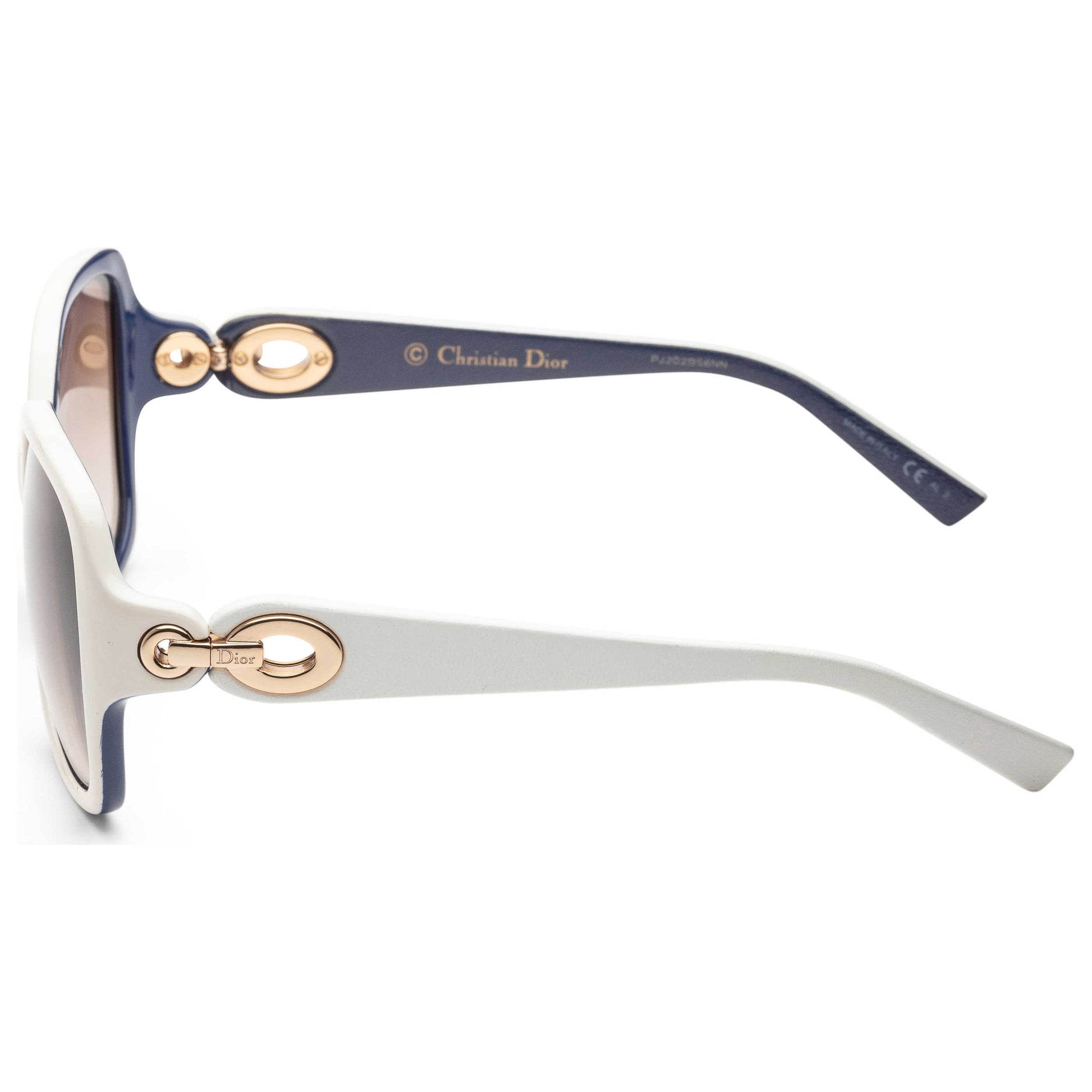 Left view of Christian Dior Diorissimo Women's Sunglasses DIORI1NS-F15-SL