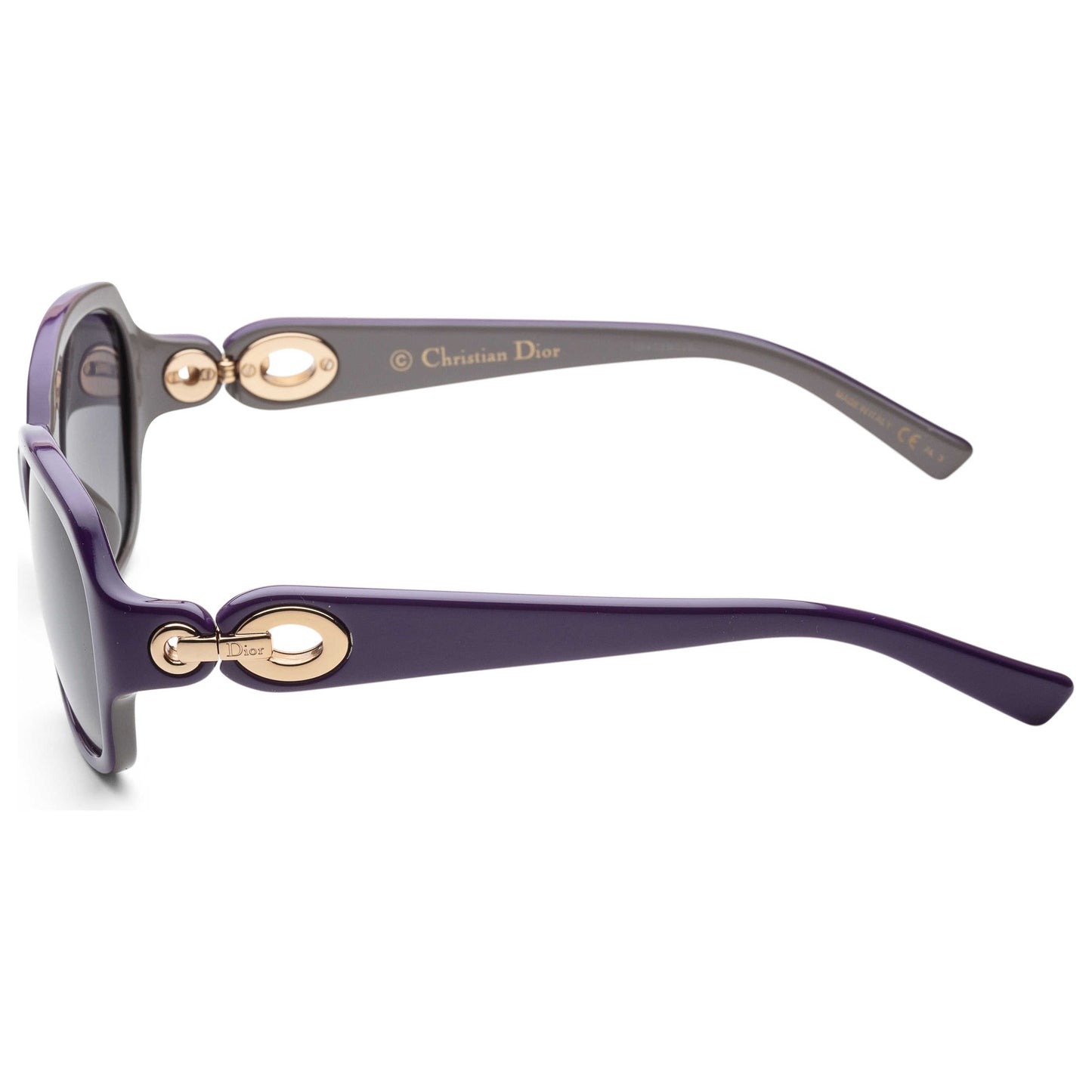 Left view of Christian Dior Diorissimo Women's Sunglasses DIORI1NS-LAI-IZ