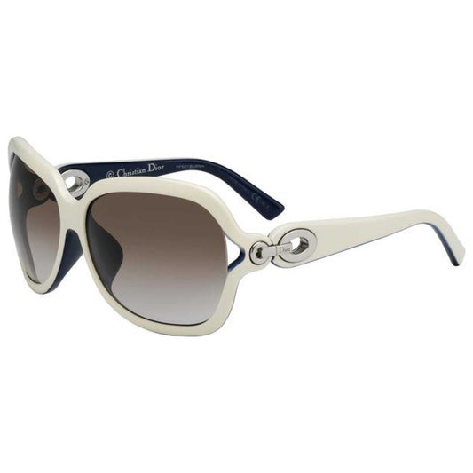 Front view of Christian Dior Diorissimo Women's Sunglasses DIORI2FNS-2VK-SL