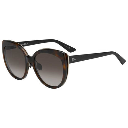 Front view of Christian Dior Diorific Women's Sunglasses DIORIF1NS-3BZ-HA
