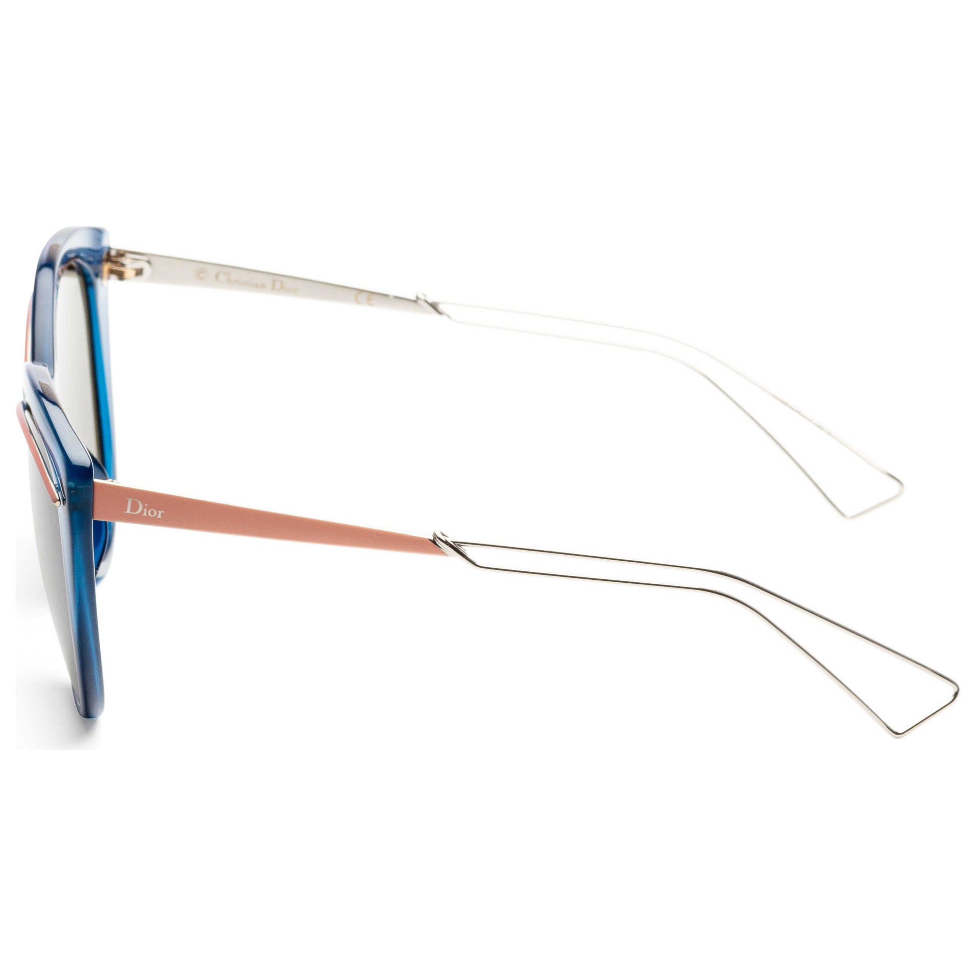 Left view of Christian Dior Liner Women's Sunglasses DIORLINER-0UGT-56-18