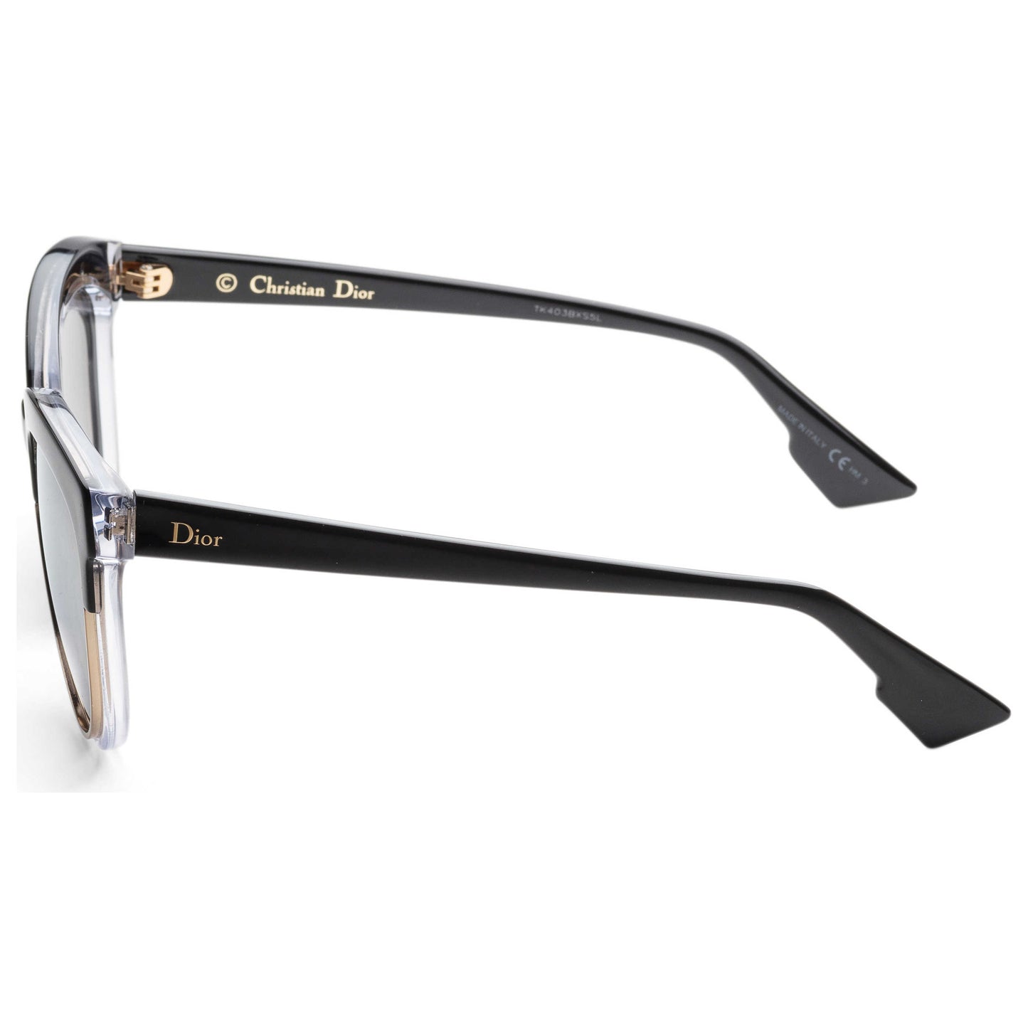 Left view of Christian Dior Sight Women's Sunglasses DIORSIGHT1K4X-96