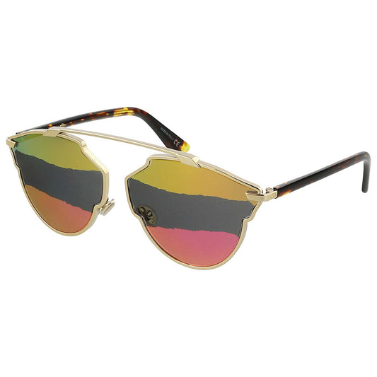 Front view of Christian Dior So Real Women's Sunglasses DIORSOREALA-06LB-SZ