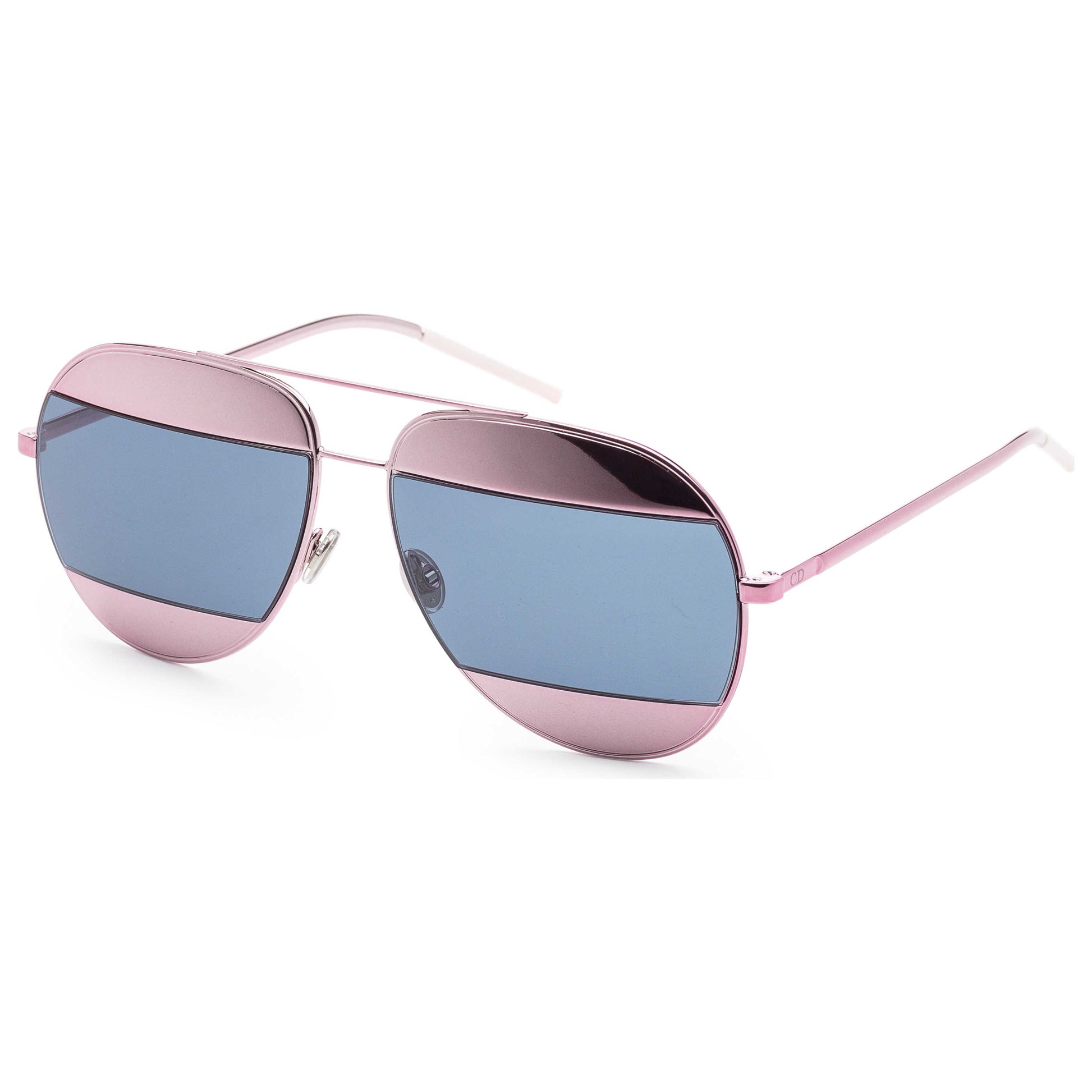 Front view of Christian Dior Split Women's Sunglasses DIORSPLIT1-002T-59-14