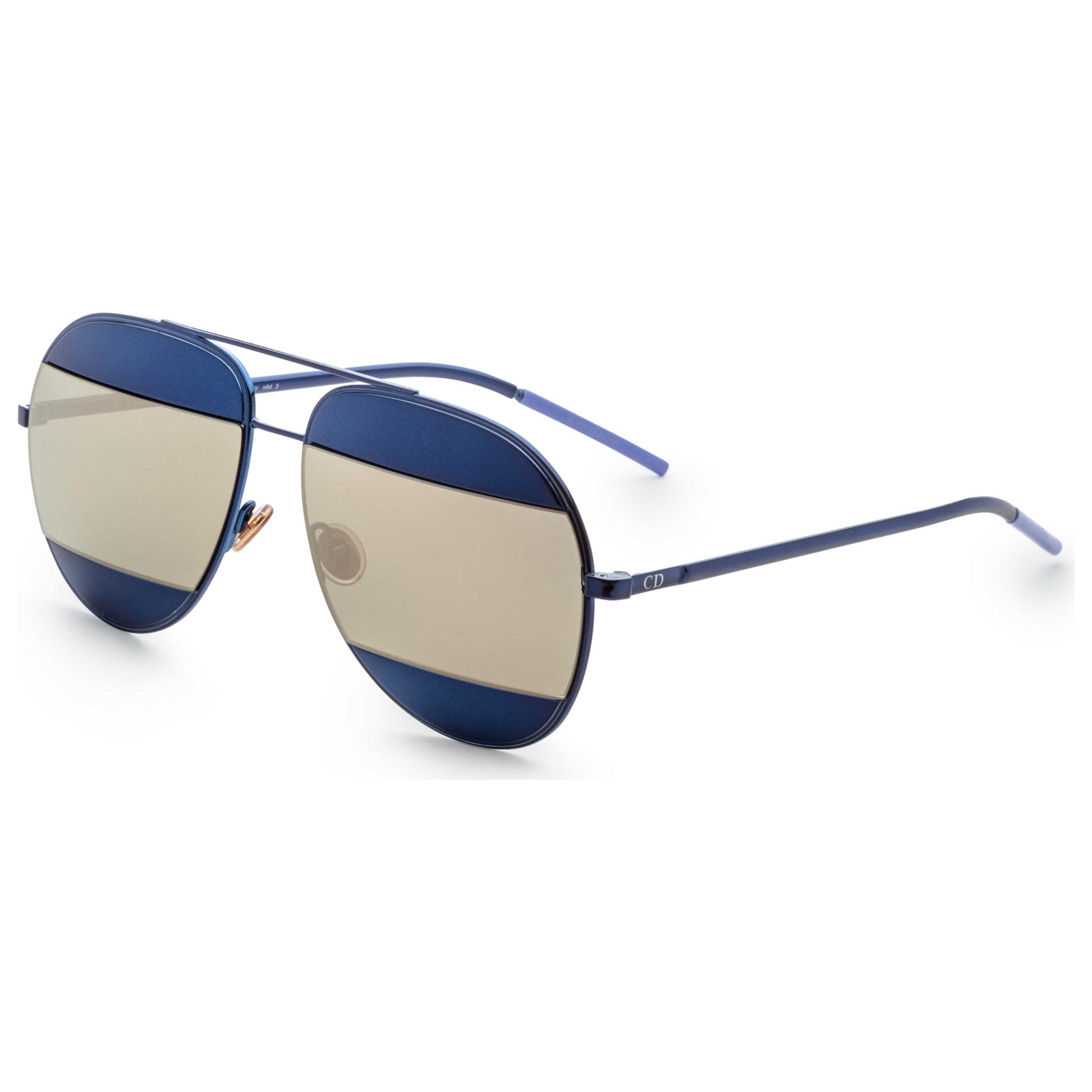 Front view of Christian Dior Split Women's Sunglasses DIORSPLIT1-0QAO-59-14