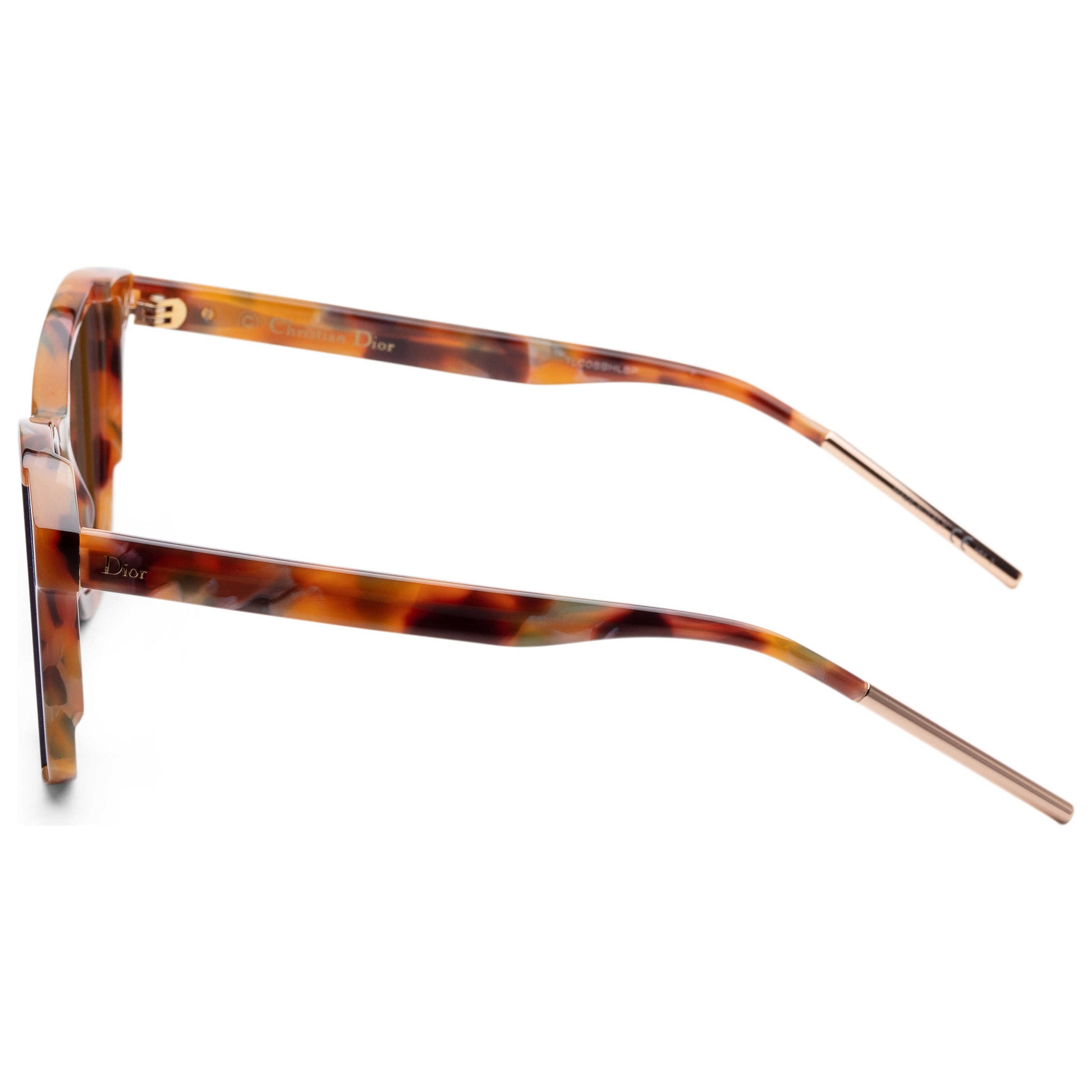 Left view of Christian Dior Step Unisex Sunglasses DIORSTEP-0ORI-55-17