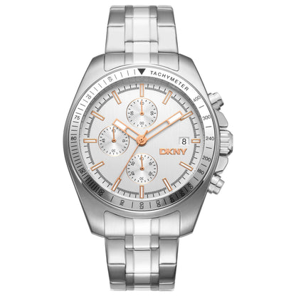 Front view of DKNY Central Park Chrono Men's Quartz Watch DK1G049M0045